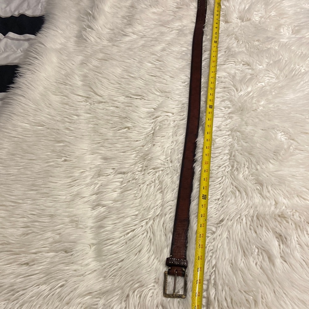 Martin Dingman Bridle Leather Man Belt excellent condition see all photos - Picture 13 of 16